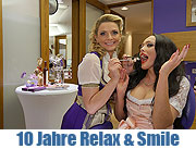 10 Jahre "relax & smile" am 04.04.2014 mit Präsentation der 1. Trachtenkollektion "Dr. Dirndl" und Festtagsdirndl "AlpenHerz" in der Alpenstyle-Praxis am Partnachplatz (©Foto: Martin Schmitz)